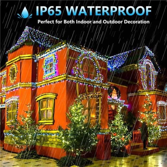 300 LED 108FT Color Changing Christmas Lights Multicolor,...